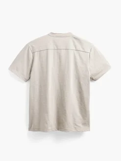 Best Sale Taupe Men'S Composite Merino Short Sleeve Henley Men'S Polos, Tees & Henleys