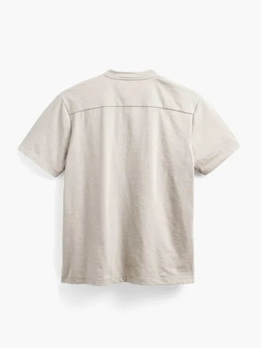 Best Sale Taupe Men'S Composite Merino Short Sleeve Henley Men'S Polos, Tees & Henleys
