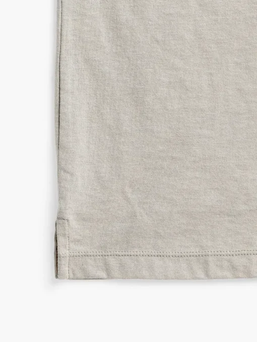 Best Sale Taupe Men'S Composite Merino Short Sleeve Henley Men'S Polos, Tees & Henleys