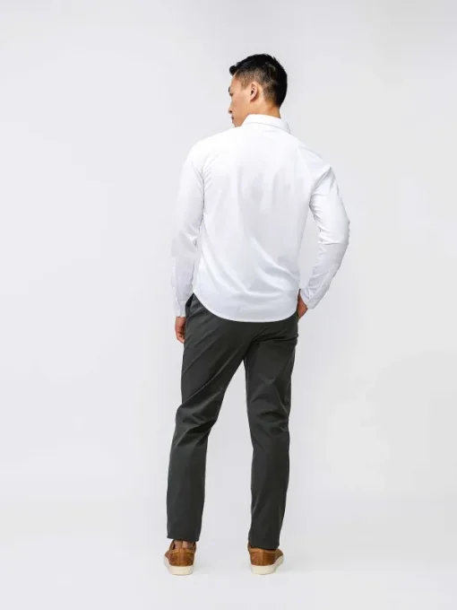 Shop White Men'S Apollo Raglan Sport Shirt Men'S Shirts