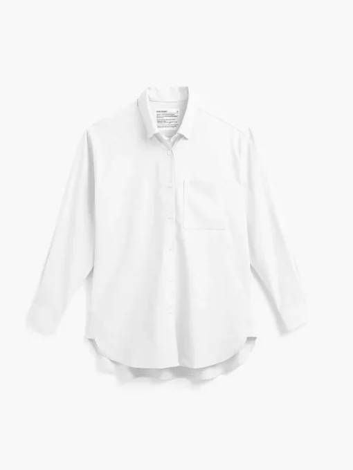 Hot White Women'S Aerozero° Oversized Shirt Women'S Shirts