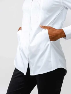 Store White Women'S Aerozero° Tuxedo Shirt Women'S Shirts