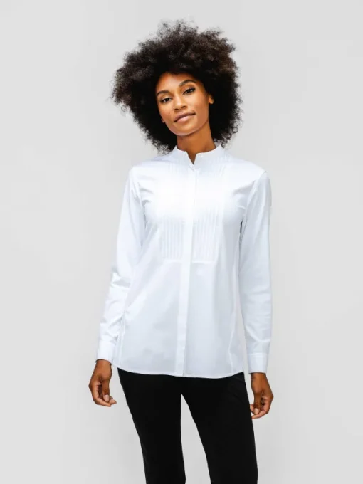Store White Women'S Aerozero° Tuxedo Shirt Women'S Shirts