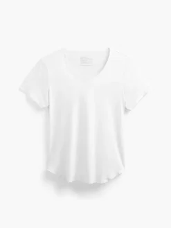 Online White Women'S Luxe Touch Tee Women'S Shirts